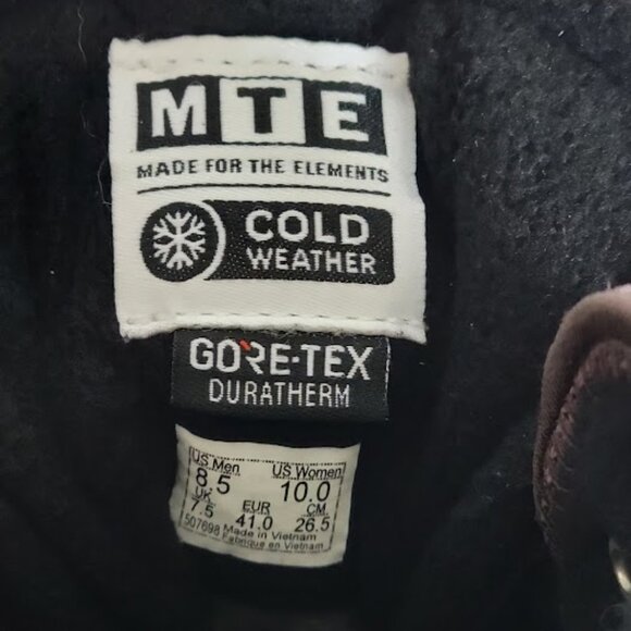 VANS UNISEX Sk8-hi gore tex insulated shoes burgundy Size B8.5  W10  NWT - Picture 8 of 9